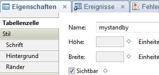ID für Anzeigeelement