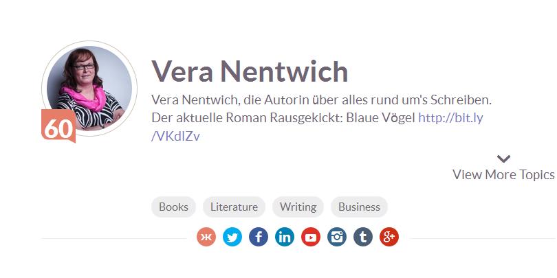 Mein Klout Score